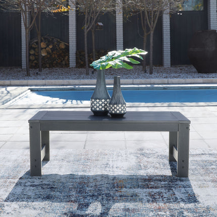 Amora - Charcoal Gray - Rectangular Cocktail Table Ashley Furniture 