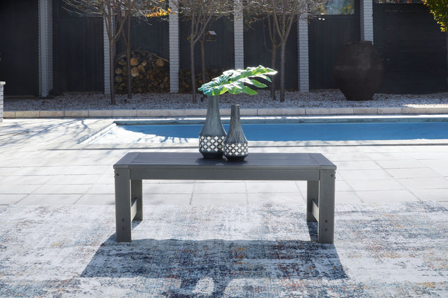 Amora - Charcoal Gray - Rectangular Cocktail Table Ashley Furniture 