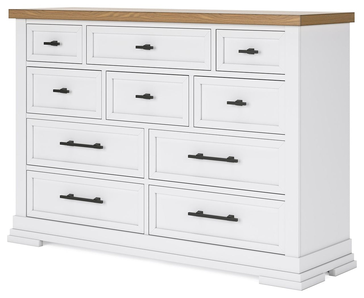 Ashbryn - White / Natural - Dresser Benchcraft® 