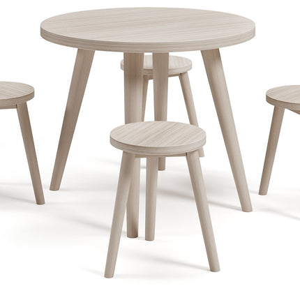 Blariden - Natural - Table Set (Set of 5) Signature Design by Ashley® 