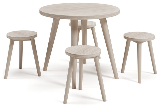 Blariden - Natural - Table Set (Set of 5) Signature Design by Ashley® 