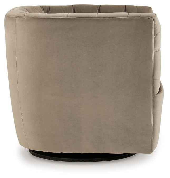 Hayesler - Cocoa - Swivel Accent Chair Signature Design by Ashley® 