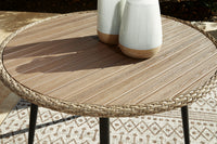 Thumbnail for Amaris - Brown / Black - Round Dining Table - Tony's Home Furnishings
