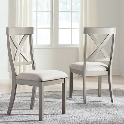 Parellen - Gray - Dining Uph Side Chair (Set of 2) Signature Design by Ashley® 