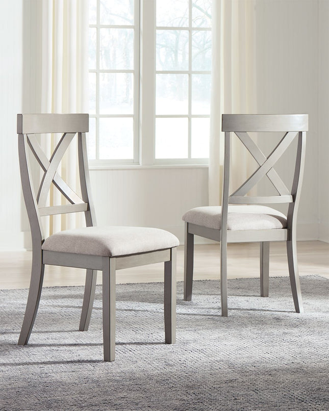 Parellen - Gray - Dining Uph Side Chair (Set of 2) Signature Design by Ashley® 