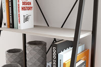 Thumbnail for Bayflynn - White / Black - Bookcase - 4 Open Shelves - Tony's Home Furnishings