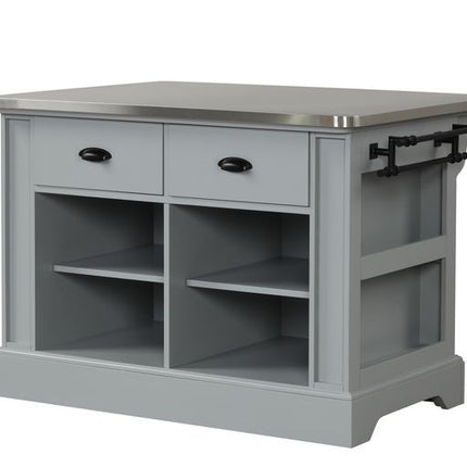 Urrur - Kitchen Island - Gray Finish ACME 