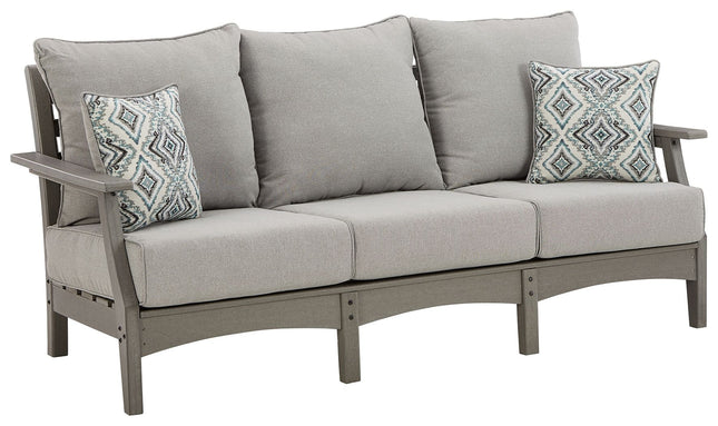 Visola - Gray - Sofa With Cushion Signature Design by Ashley® 