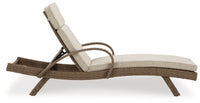 Thumbnail for Beachcroft - Beige - Chaise Lounge With Cushion - Tony's Home Furnishings