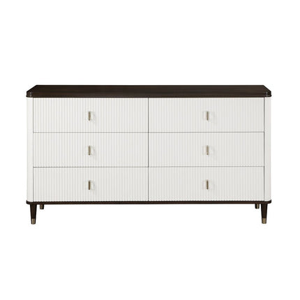 Carena - Dresser With Jewelry Tray - White & Brown ACME 