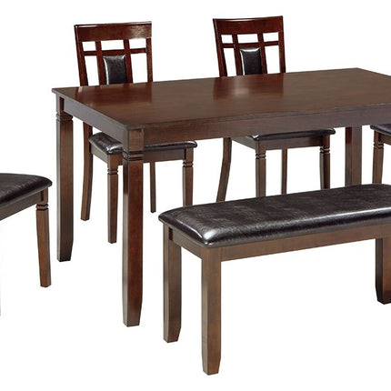 Bennox - Brown - Dining Room Table Set (Set of 6) Ashley Furniture 