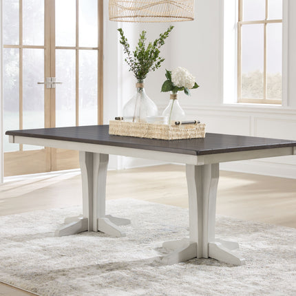 Darborn - Gray / Brown - Dining Table Signature Design by Ashley® 