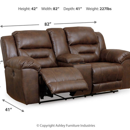 Stoneland - Power Reclining Loveseat Ashley Furniture 