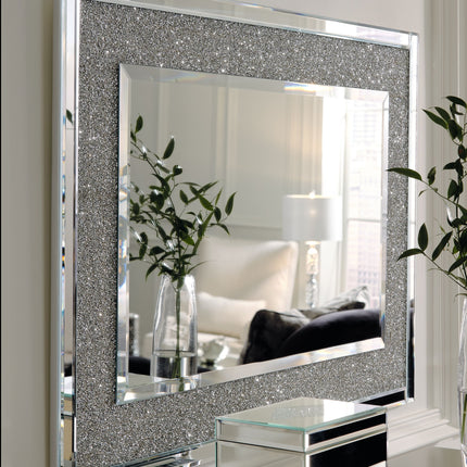 Kingsleigh - Metallic - Accent Mirror - Rectangular Ashley Furniture 