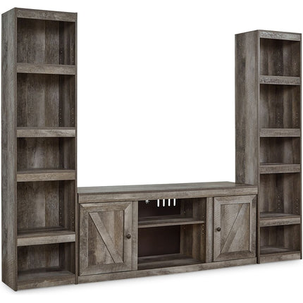 Wynnlow - Gray - 3-Piece Entertainment Center Signature Design by Ashley® 