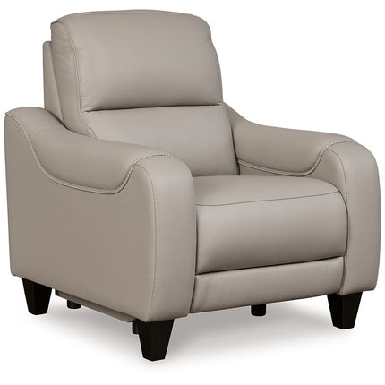 Mercomatic - Power Recliner With Adj Headrest Signature Design by Ashley® 