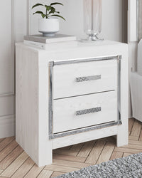 Thumbnail for Altyra - White - Two Drawer Night Stand
