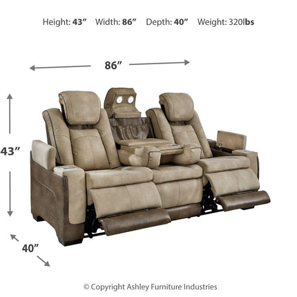 Next-Gen Durapella - Power Reclining Sofa Signature Design by Ashley® 