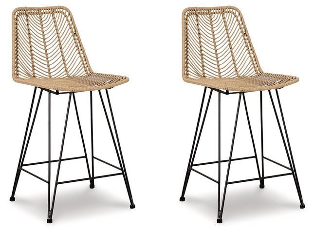 Angentree - Barstool (Set of 2) Signature Design by Ashley® 