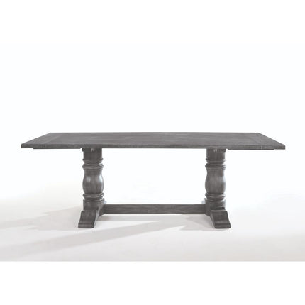 Leventis - Dining Table - Weathered Gray - 30" ACME 