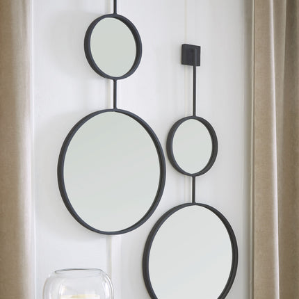 Brewer - Black - Accent Mirror Ashley Furniture 