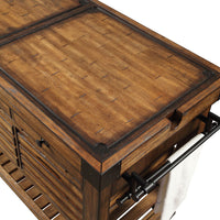 Kaif - Kitchen Cart - Distressed Chestnut ACME 
