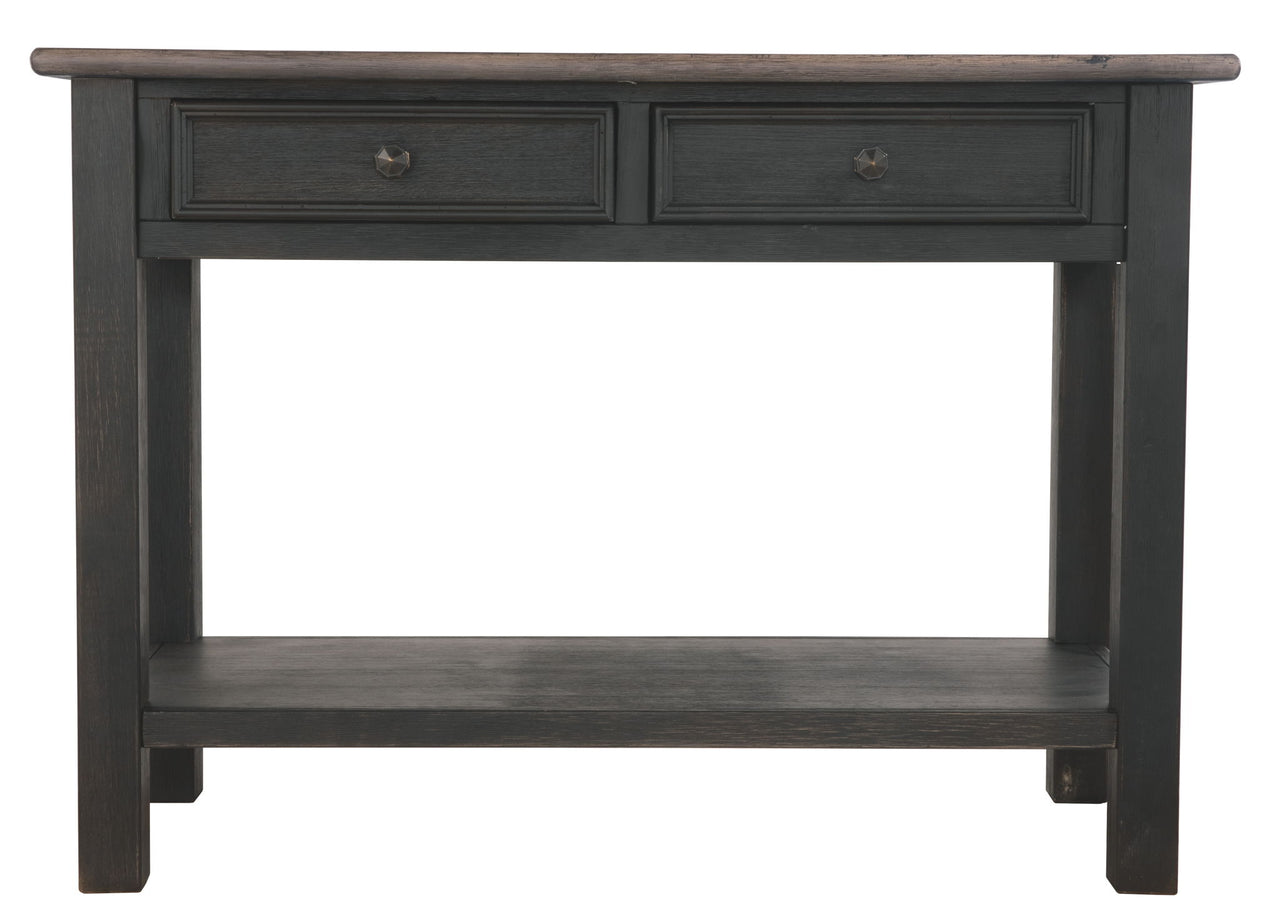 Tyler Creek - Grayish Brown / Black - Sofa Table