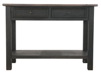 Tyler Creek - Grayish Brown / Black - Sofa Table