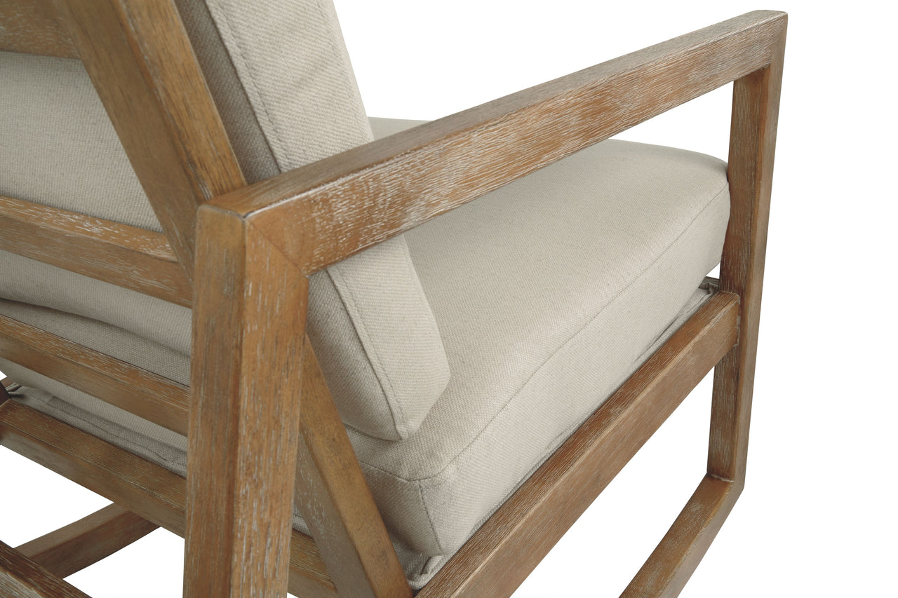 Novelda - Neutral - Accent Chair - Tony's Home Furnishings