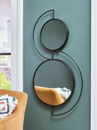 Shayham - Black - Accent Mirror