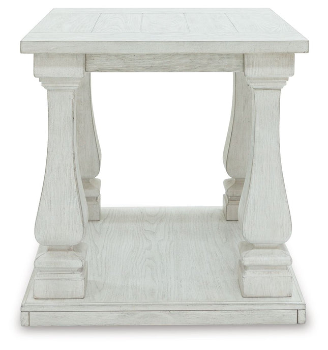 Arlendyne - Antique White - Rectangular End Table Signature Design by Ashley® 