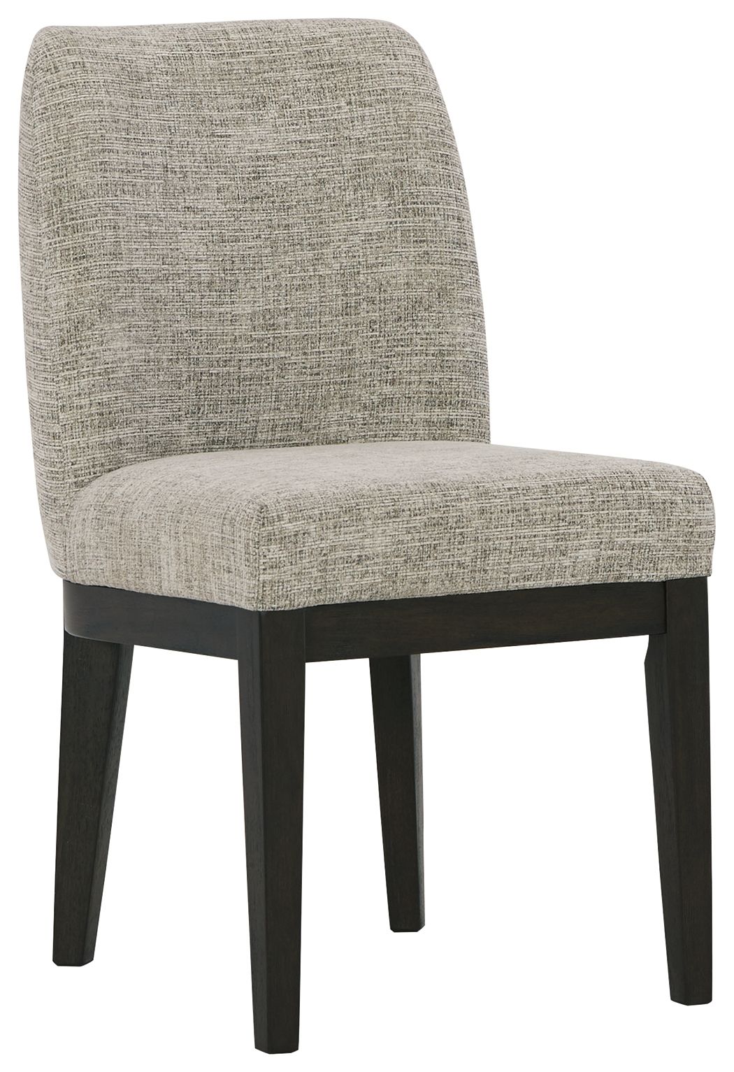 Burkhaus - Beige / Dark Brown - Dining Uph Side Chair (Set of 2) - Tony's Home Furnishings