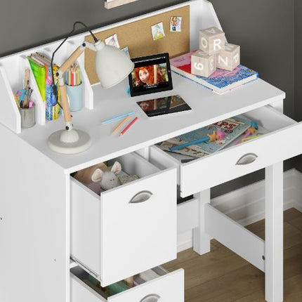 Billie - Writing Desk - White Finish ACME 