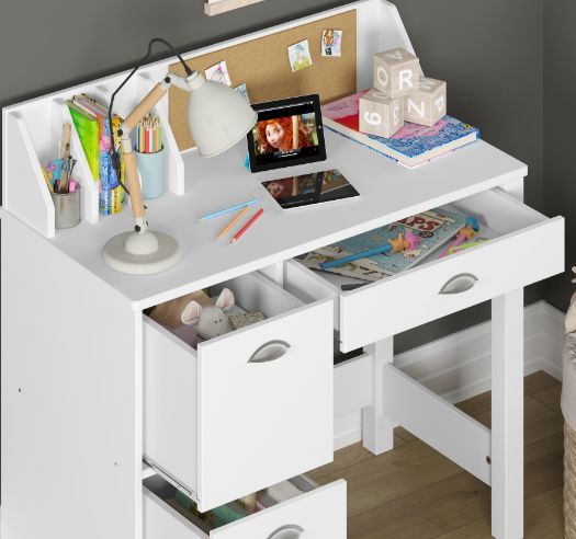 Billie - Writing Desk - White Finish ACME 