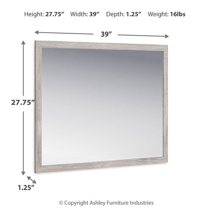 Vessalli - Gray - Bedroom Mirror Signature Design by Ashley® 