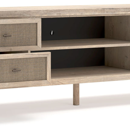 Cielden - Two-tone - Extra Large TV Stand Signature Design by Ashley® 