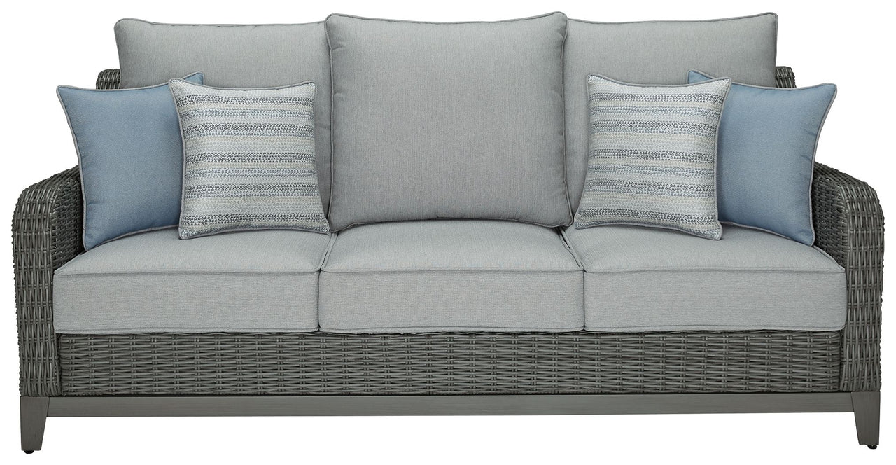 Elite Park - Gray - Sofa With Cushion Signature Design by Ashley® 
