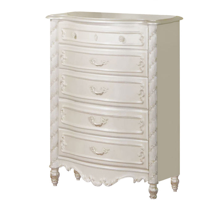 Pearl - Chest - Pearl White - Tony's Home Furnishings