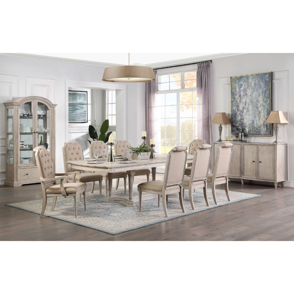 Wynsor - Dining Table - Antique Champagne - Tony's Home Furnishings