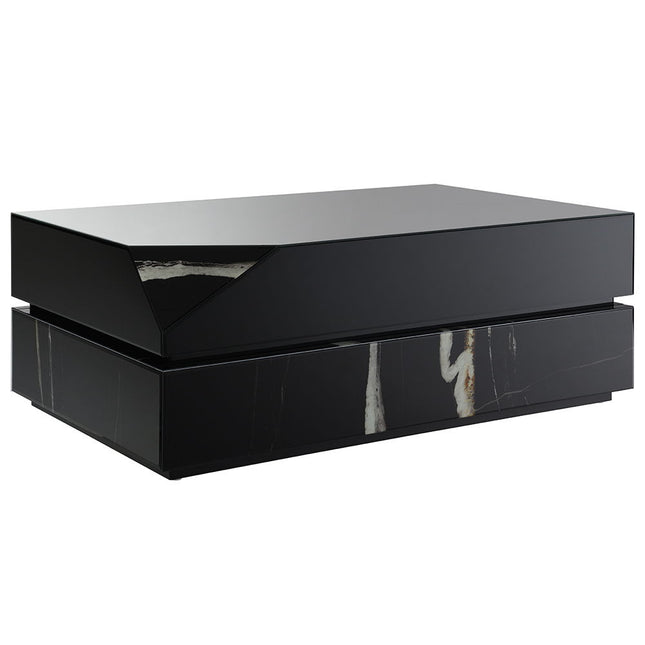 Drisana - Coffee Table - Black Mirrored Finish ACME 