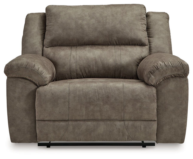 Laresview - Fossil - Zero Wall Wide Seat Recliner Signature Design by Ashley® 