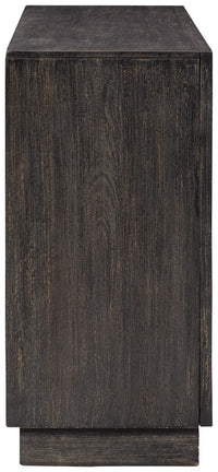 Thumbnail for Roseworth - Distressed Black - Accent Cabinet - Tony's Home Furnishings
