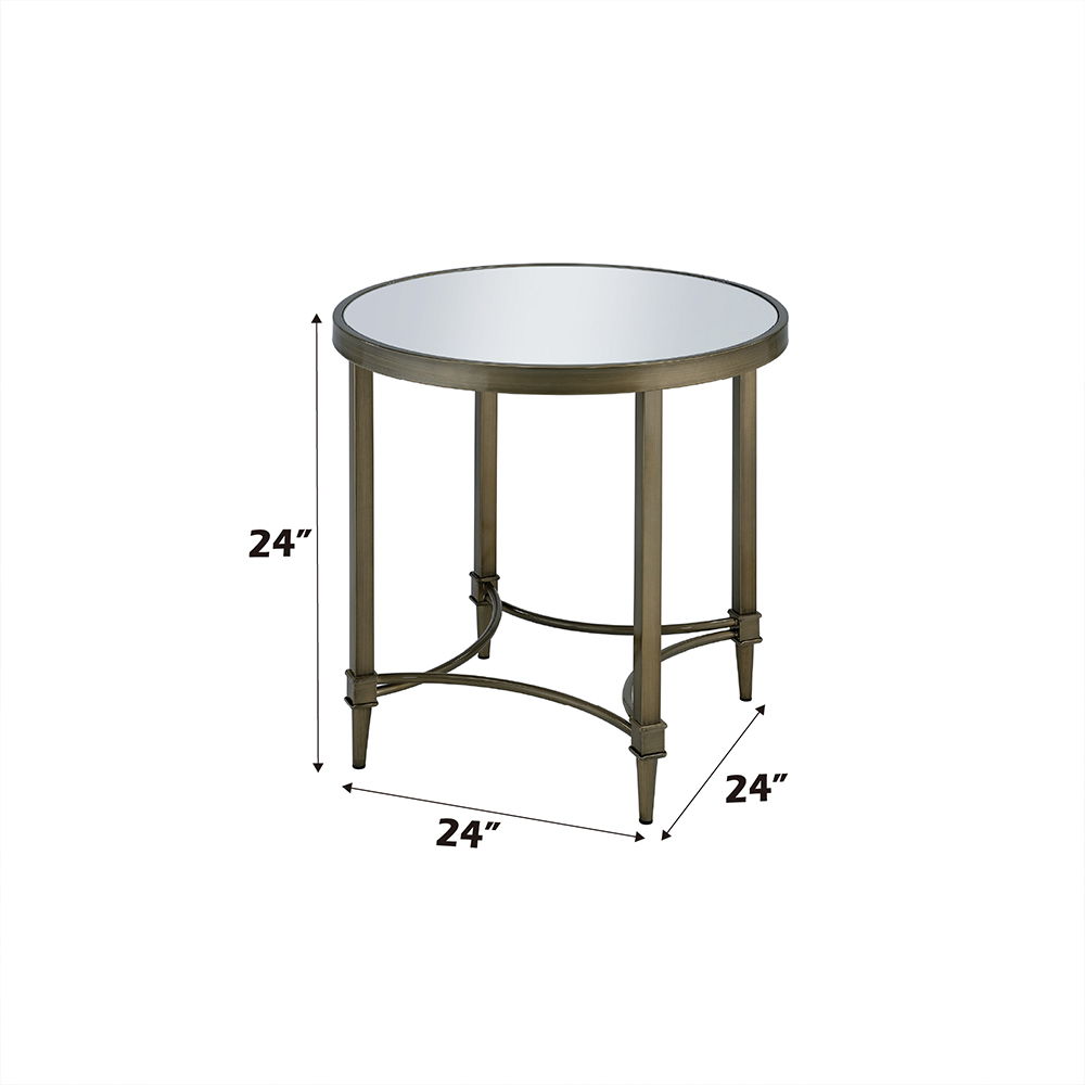 Aditya - End Table - Antique Brass ACME 