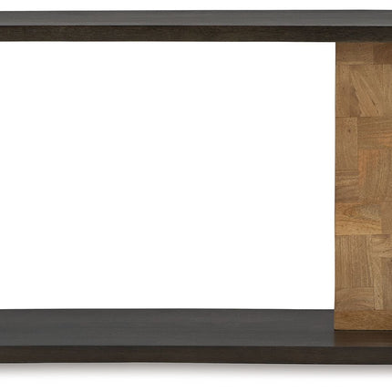 Camlett - Brown - Console Sofa Table Signature Design by Ashley® 