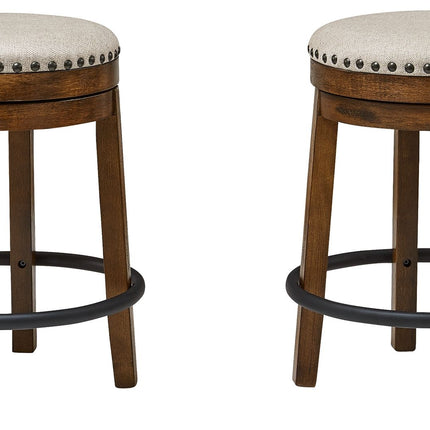 Valebeck - Upholstered Swivel Stool Signature Design by Ashley® 