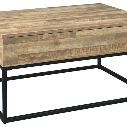 Gerdanet - Natural - Lift Top Cocktail Table Ashley Furniture 