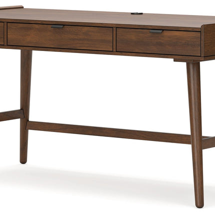 Lyncott - Brown - Home Office Desk - Tony's Home Furnishings