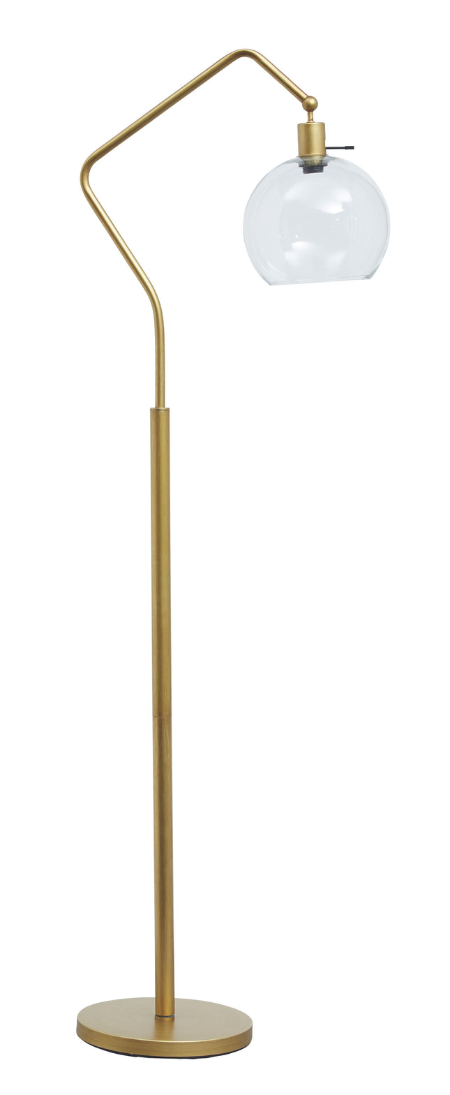 Marilee - Antique Brass Finish - Metal Floor Lamp Ashley Furniture 