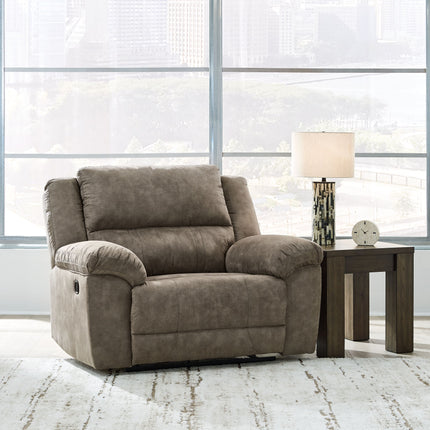 Laresview - Fossil - Zero Wall Wide Seat Recliner Signature Design by Ashley® 