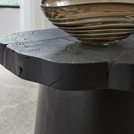 Wimbell - Black - Round End Table Signature Design by Ashley® 